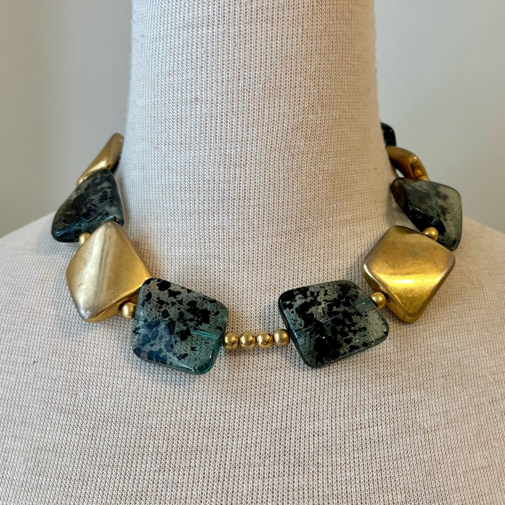 Vintage Beaded Choker Necklace